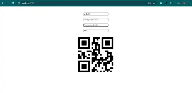 React, add, qr, code